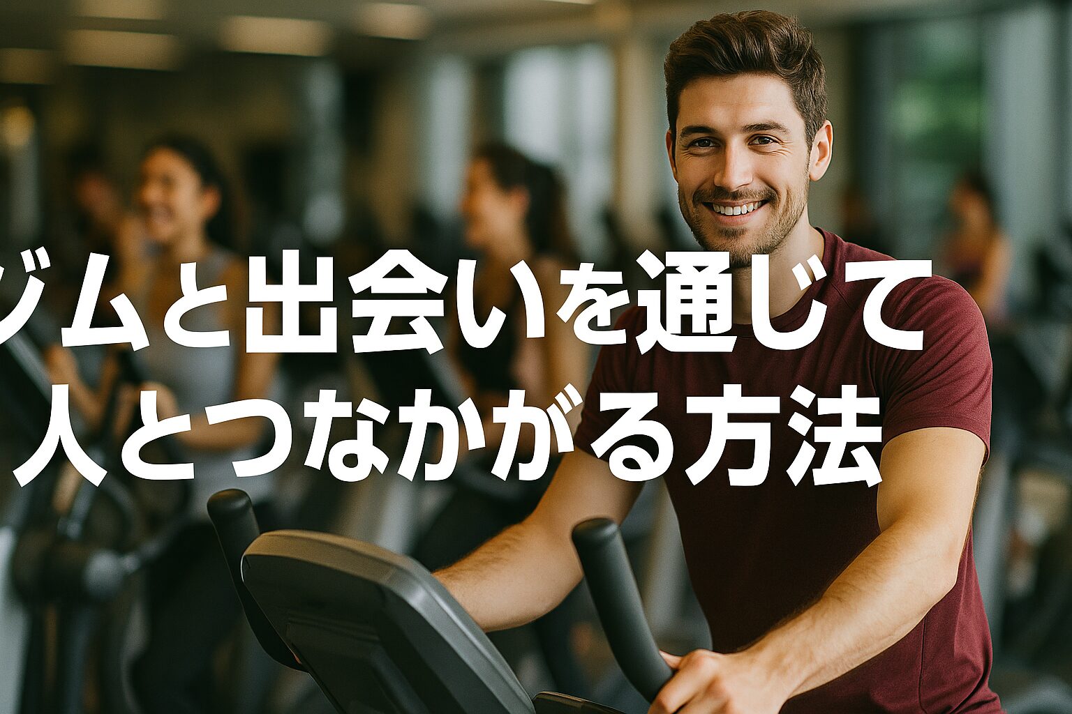 ジムと出会いを通じて人とつながる方法