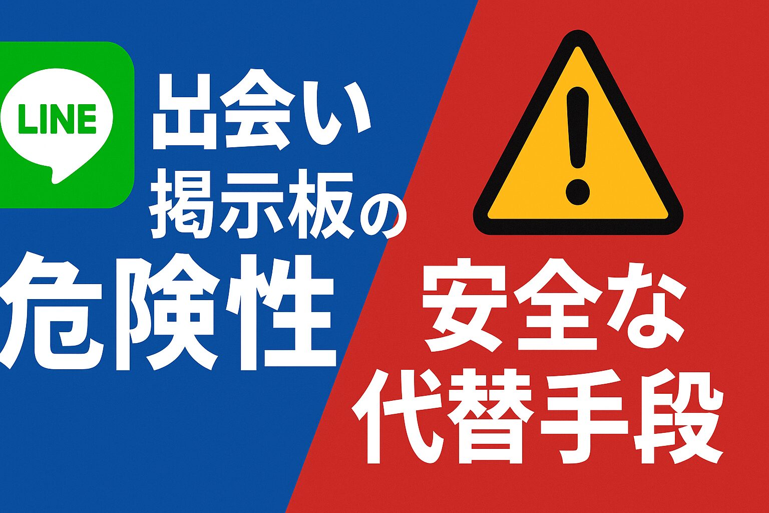 出会い掲示板の危険性-安全な代替手段
