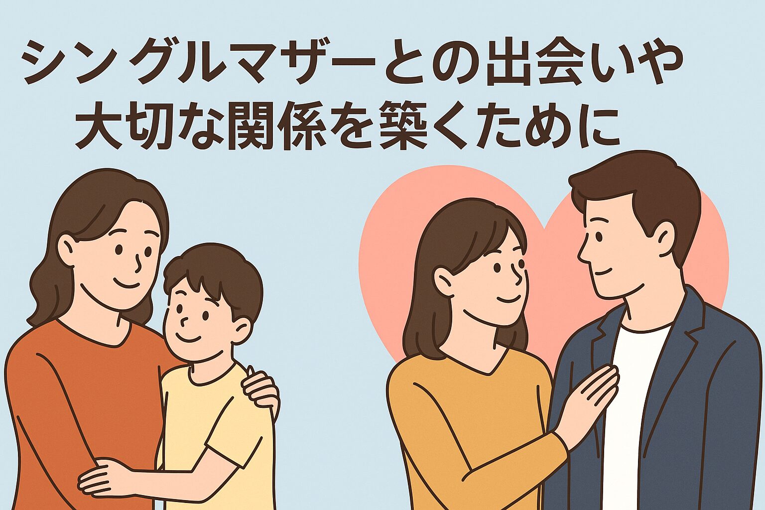 シングルマザーとの出会いや大切な関係を築くために