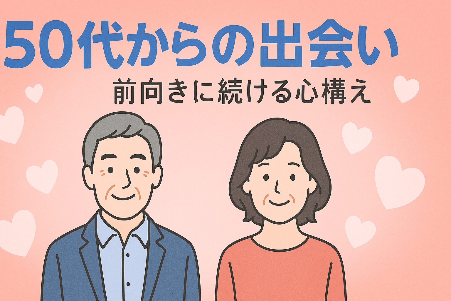 50代からの出会い-前向きに続ける心構え
