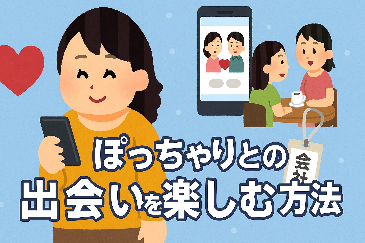 ぽっちゃりとの出会いを楽しむ方法