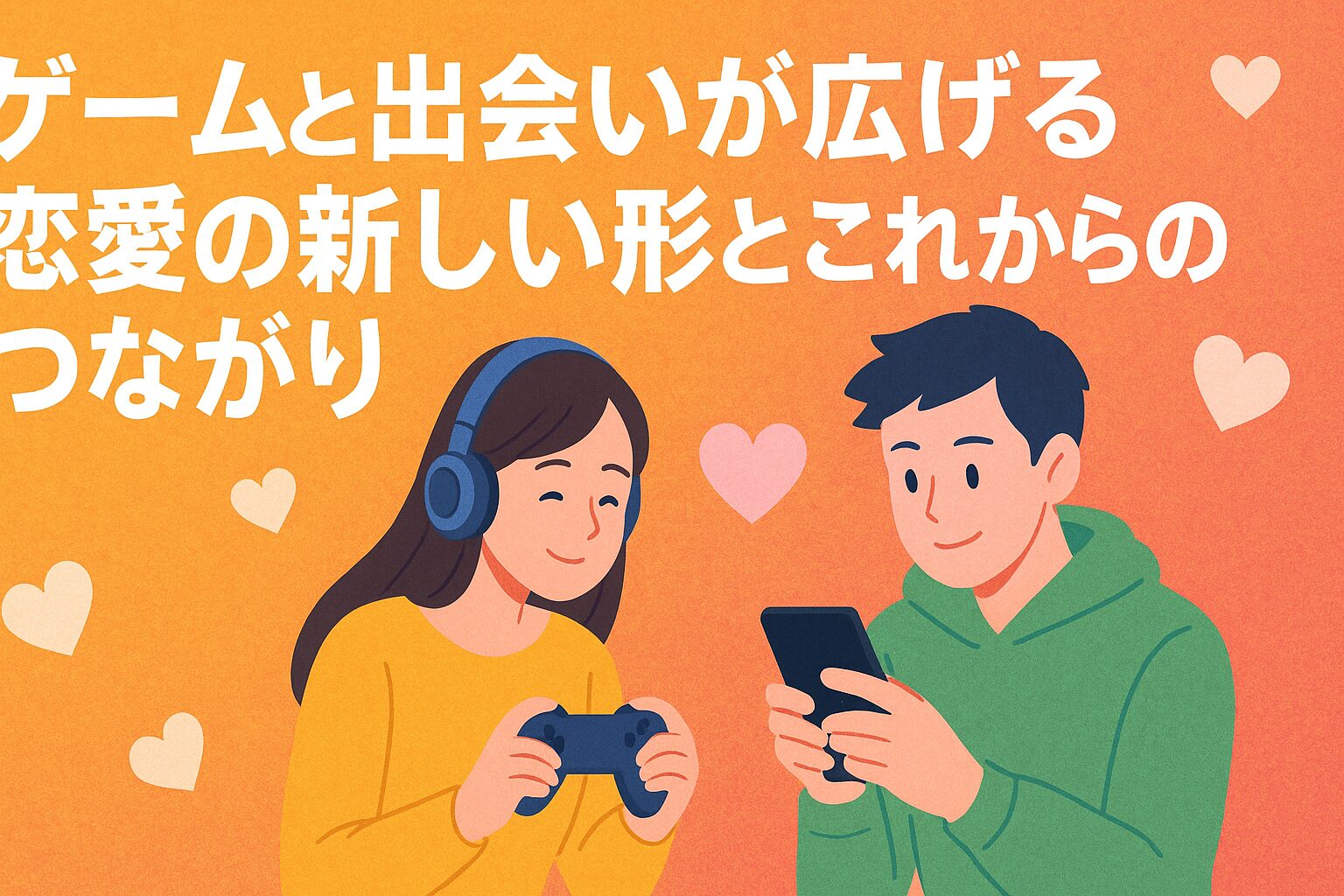 ゲームと出会いが広げる恋愛の新しい形とこれからのつながり