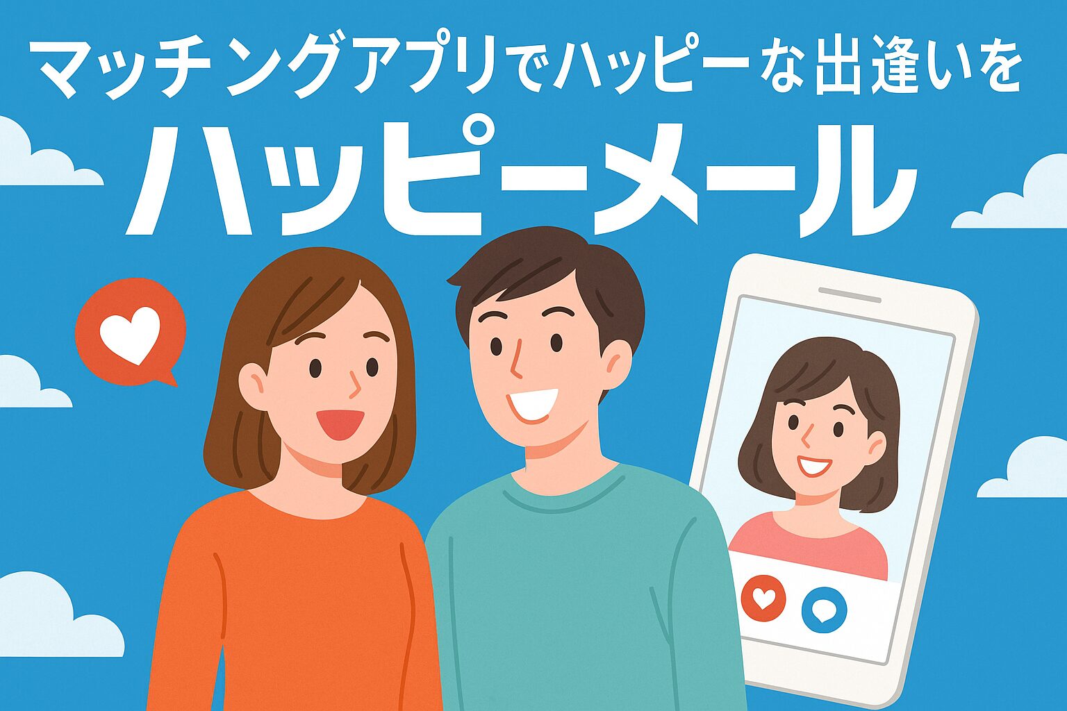 マッチングアプリでハッピーな出逢いを-ハッピーメール