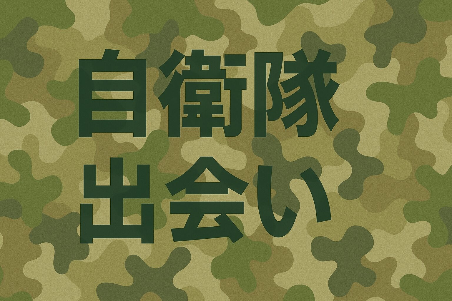 自衛隊出会い